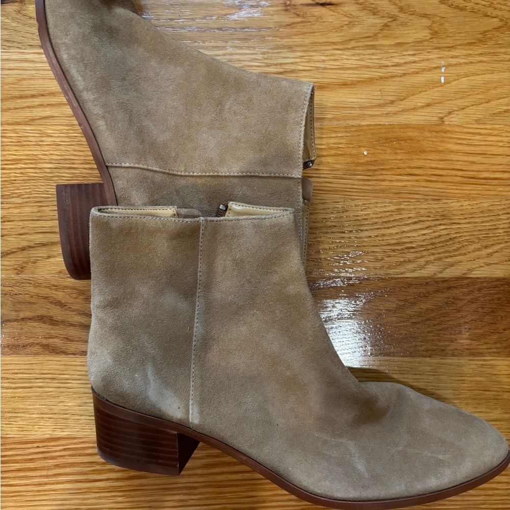 J. Crew Women's Tan Suede Ankle Boots